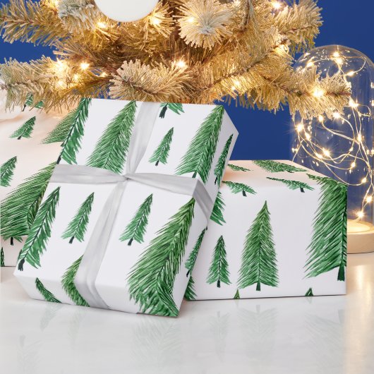 ウィンターホリデーカントリー美しい ラッピングペーパー (クリスマス)