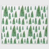 ウィンターホリデーカントリー美しい ラッピングペーパー (フラット)