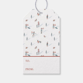 ウィンターホリデーギフトラベル ギフトタグ