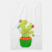 ウィンターホリデークリスマスサボスデザートサウスウェスト キッチンタオル (縦)