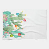 ウィンターホリデークリスマスサボスデザートサウスウェスト キッチンタオル (横)