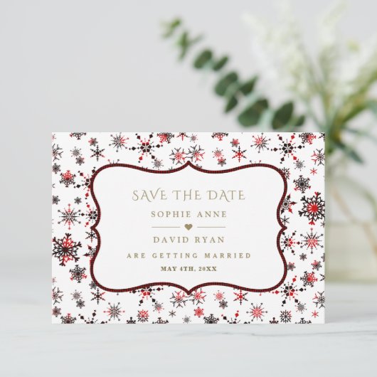 ウィンターホリデークリスマスレッドバッファロー結婚ズ セーブザデート (スタンド正面)