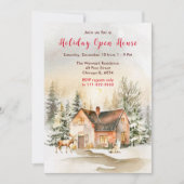 ウィンターホリデーコテージオープンハウス 招待状 (正面)