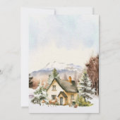 ウィンターホリデーコテージオープンハウス 招待状 (裏面)