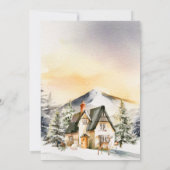 ウィンターホリデーコテージオープンハウス 招待状 (裏面)