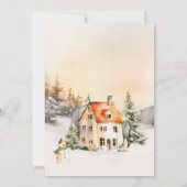 ウィンターホリデーコテージオープンハウス 招待状 (裏面)