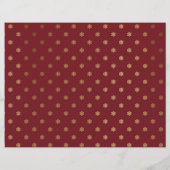 ウィンターホリデーシーナリー(鳥)ショウジョウコウカンチョウアンドディアー紙 (裏面)