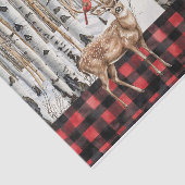 ウィンターホリデーシーナリー(鳥)ショウジョウコウカンチョウアンドディアー 薄葉紙 (詳細)