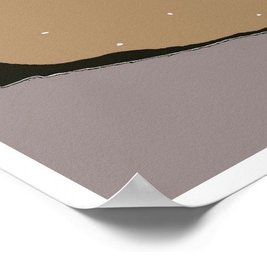 ウィンターホリデースノーウェザーファッションアートポスター ポスター (角)