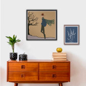 ウィンターホリデースノーウェザーファッションアートポスター ポスター