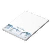 ウィンターホリデースノーシーン ノートパッド (回転)