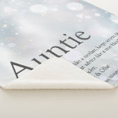 ウィンターホリデースノーフレーカッコいいクズ叔母アンティ引用文 シェルパブランケット (3/4)