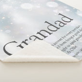 ウィンターホリデースノーフレークじいちゃんグランドパパ シェルパブランケット (3/4)