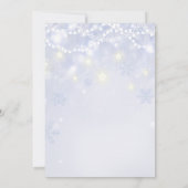 ウィンターホリデースパークルオフィス招待状 招待状 (裏面)