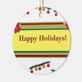 ウィンターホリデーズオーナメント セラミックオーナメント (左)