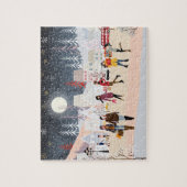 ウィンターホリデーズクリスマスビレッジ ジグソーパズル (縦)