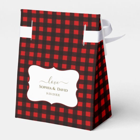 ウィンターホリデーズクリスマスレッドバッファロープ結婚ライド フェイバーボックス (裏面サイド)