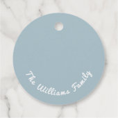 ウィンターホリデーズクリスマス魔法名前をカスタムする フェイバータグ (裏面)