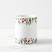 ウィンターホリデーズグリーナリー金ゴールドクロスボーイバプテスマ コーヒーマグカップ (中央)