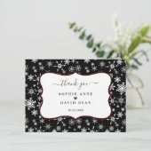 ウィンターホリデーズスノーフレークスレッドバッファロー結婚ズ サンキューカード (スタンド正面)