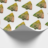 ウィンターホリデーズツリーラッピング紙 ラッピングペーパー (角)