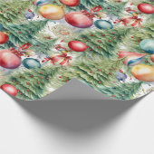 ウィンターホリデーズデコル ラッピングペーパー (角)