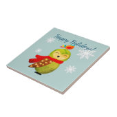 ウィンターホリデーズフクロウ タイル (側面)