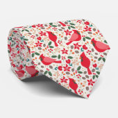 ウィンターホリデーズ深紅色 ネクタイ (ロール)