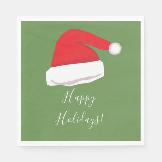 ウィンターホリデーズ紙ナプキンス スタンダードランチョンナプキン (正面)