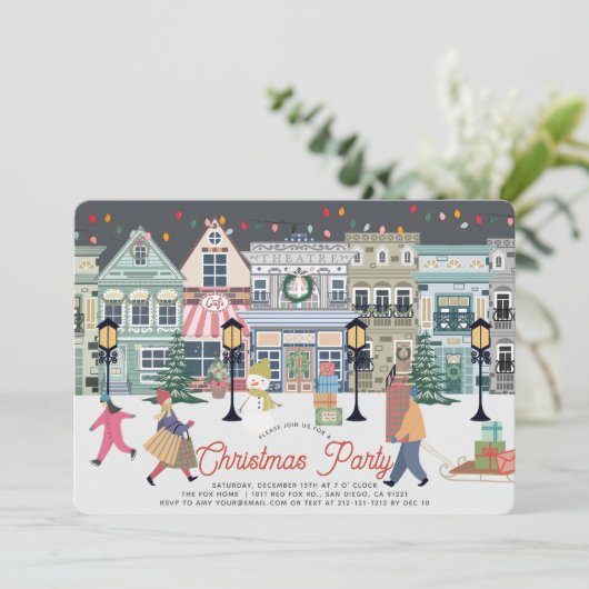 ウィンターホリデータウンクリスマスパーティー シーズンカード (スタンド正面)