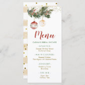 ウィンターホリデーデッキザホールズブライダルシャワー メニュー (正面/裏面)