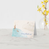 ウィンターホリデートインデア カード (黄色い花)