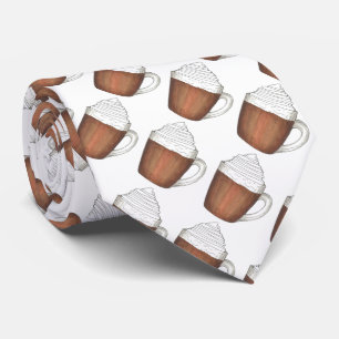 ウィンターホリデードリンクズホットチョコレートココアグルメ ネクタイ