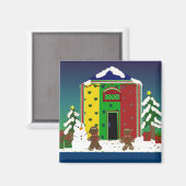 ウィンターホリデーハウス マグネット (正面/裏面)