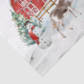 ウィンターホリデーバーントインデアガールクリスマス 薄葉紙 (詳細)