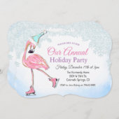 ウィンターホリデーパーティー招待状 招待状 (正面/裏面)