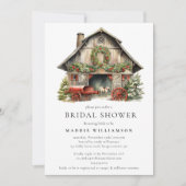 ウィンターホリデーブライダルシャワー招待 招待状 (正面)