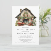 ウィンターホリデーブライダルシャワー招待 招待状 (スタンド正面)