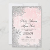 ウィンターホリデーベビーシャワー招待状 招待状 (正面)