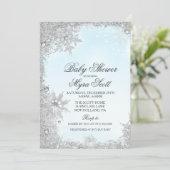 ウィンターホリデーベビーシャワー招待状 招待状 (スタンド正面)