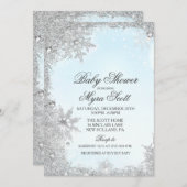 ウィンターホリデーベビーシャワー招待状 招待状 (正面/裏面)