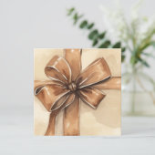 ウィンターホリデーベビー誕生のお知らせ 案内状 (スタンド正面)