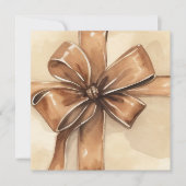 ウィンターホリデーベビー誕生のお知らせ 案内状 (正面)