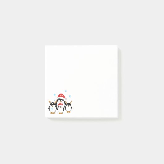 ウィンターホリデーペンギンズ ポストイット (正面)