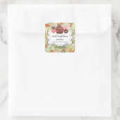 ウィンターホリデーホリーアフィリートデザートベーカリー スクエアシール (バッグ)