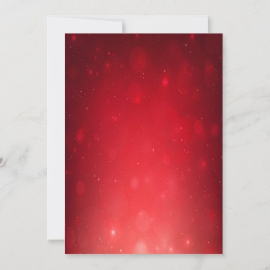 ウィンターホリデーリタイアメントパーティの招待状 招待状 (裏面)