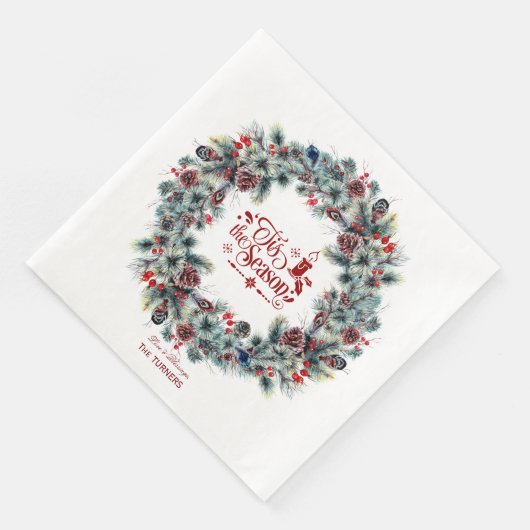 ウィンターホリデーリースティスザシーズンモノグラム (コーナー)