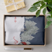 ウィンターホリデーレッドトラッククリスマスファミリーギフト 薄葉紙 (ギフト)