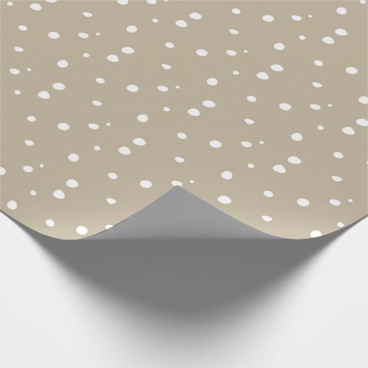 ウィンターホリデーヴィンテージスノーフレークスパターン ラッピングペーパー (角)