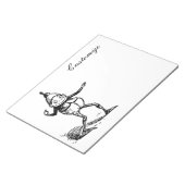 ウィンターホリデー小妖精や小人格言サンダー_コーブ ノートパッド (アングル)